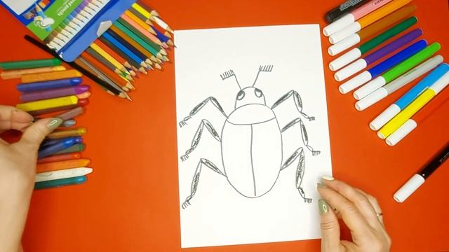 Лилия Гаврилова, воспитатель Школы № 2083. Как нарисовать майского жука смотреть онлайн