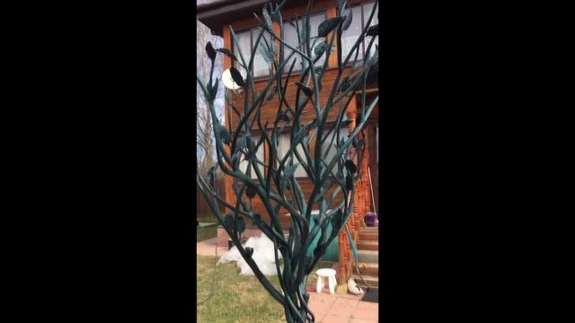 Кованое дерево - дерево из металла смотреть онлайн