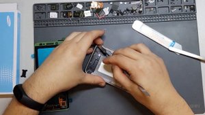Ремонт Samsung J6 (2018) J600F - замена дисплея GH97-21931A how to replace lcd