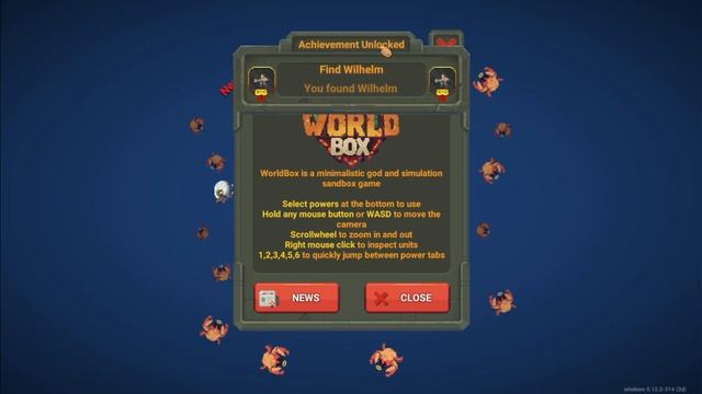 World Box Achievement Find Wilhelm | How to complete world box achievements pt.1 смотреть онлайн