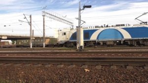 Движение поездов на станции Минск-Сортировочный / Trains traffic at the Minsk-Sorting station