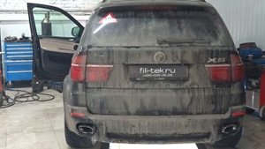 Тюнинг выхлопной системы BMW X5 E70 5 литров