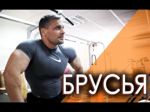 КАК ТРЕНИРОВАТЬ ТРИЦЕПС НА БРУСЬЯХ ??