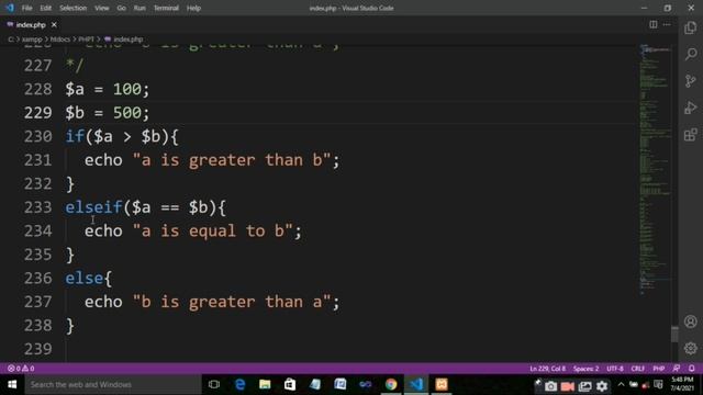 Statements in PHP | PHP Tutorial #6