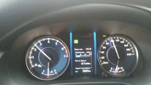 Замер#3 расход топлива с режимом PWR mode, трасса, зима, 92-ой бензин. Toyota Fortuner. BLACKBLACK