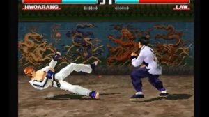 Tekken 3 - Hwoarang With Commentary