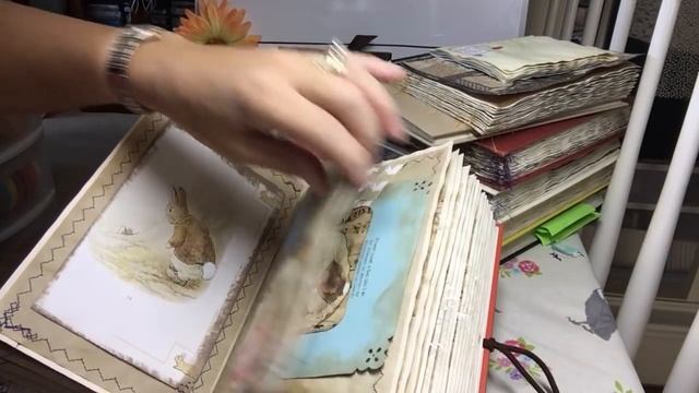 Altered Book Journal Peter Rabbit смотреть онлайн