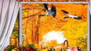 С нами случилась осень !