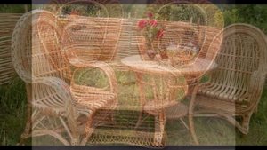 Плетеная мебель своими руками. Плетеная мебель из лозы.