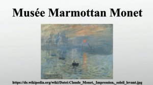 Musée Marmottan Monet