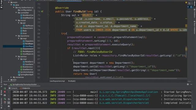 Spring Boot #6.1 REST API - RESTful Web Service - Part 4 смотреть онлайн
