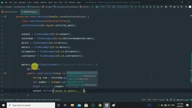 Converter App in android studio (java) | part 2 смотреть онлайн