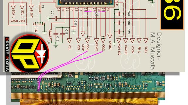 CKV Short Killing Method | CKV Short on Both Sides, How to Find CKV and Remove Short, LSC320AN10-xx