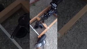 Тохатсу 18 2-х тактный и телега самоделка для него