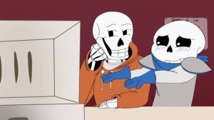 Underswap Sans and Papyrus react to Undertale's Rule 34 (Undertail)