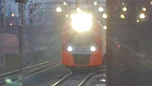 ЭС2Г-085 (Ласточка) Посадки нет прибывает на станцию "Балтийская (МЦК)"