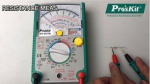 Pro'sKit MT-2017N Protective Function Analog Multimeter KNOW HOW