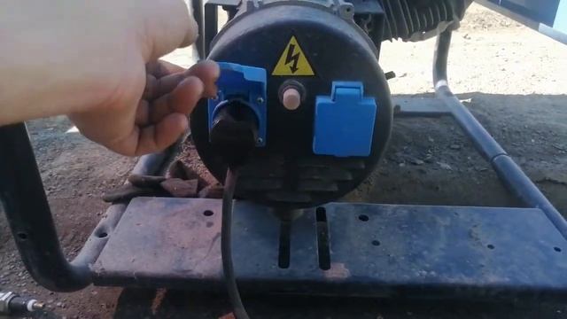 Бензогенератор SDMO HX 4000C HONDA 9 Gx270 Запуск смотреть онлайн