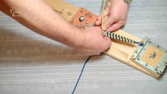 Двухцветный браслет из паракорда. Плетение. How to make "Fish knot" paracord bracelet