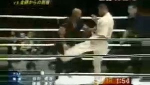 Киокушинкай против К-1 ( Лечи Курбанов vs Биг Фэма)