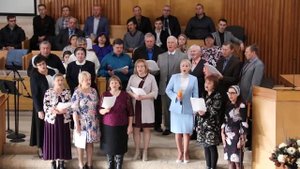 Надо мною лист кружился (Пение)