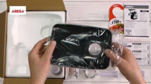Распаковка мясорубки / Unpacking of meat grinder ARESA AR-2103