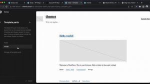 block theme development tutorial wordpress-6.2