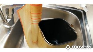 Отмываю ведёрко от хлебопечки. Елизар.