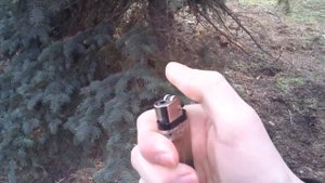 Как горит зажигалка