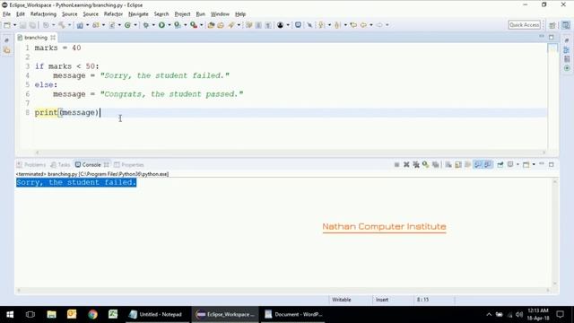 Python Programming - IF/ELIF/ELSE - Part 1