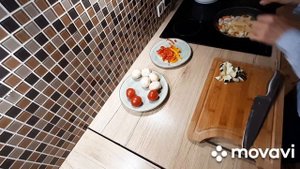 Тушёные овощи.