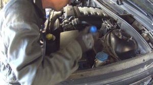 ЗАМЕНА МОТОРНОГО МАСЛА, НА RANGE ROVER VOGUE ДВИГАТЕЛЬ JAGUAR 4.4  V8