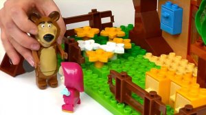 Распаковываем и играем в Машу и Мишу. Masha and the Bear. Misha's House.