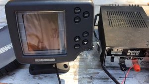 Humminbird Wide 100 Sonar Fish Finder eBay Demo- parts only unit