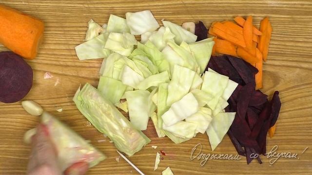 Маринованная капуста пелюстка со свеклой и морковью видео рецепт