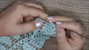 ПРОСТАЯ овальная САЛФЕТКА крючком. Схема. СВЯЖЕМ ВМЕСТЕ.