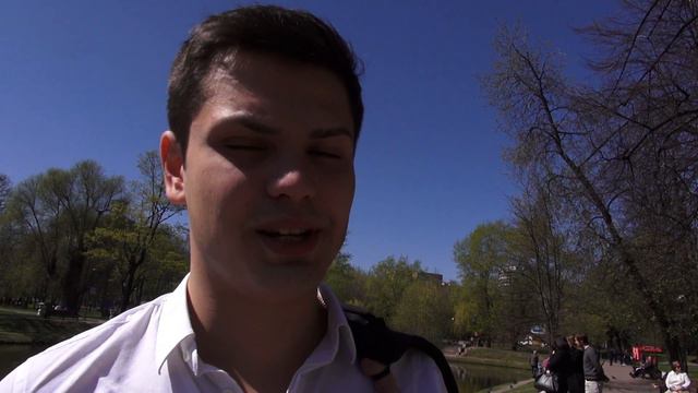 Рабочий момент съемок.Поздравление одного из гостей.