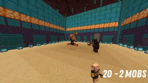 Piglin Brute Vs All mob in Minecraft - Minecraft mob battle