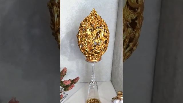Яйцо в стиле Фаберже своими руками ⚜️ Пасхальное украшение ⚜️ смотреть онлайн