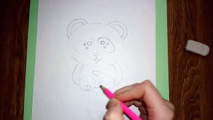 #2 Как нарисовать панду. Урок рисования. ПАНДА.