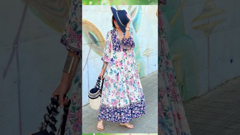 Летние платья с цветочном принтом для дам 55-60/Summer dresses with floral print for ladies 55-60