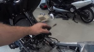 Установка нового мотора на Yamaha Tmax 500. Первый запуск мотора Yamaha Tmax 3-го поколения.