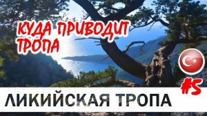 ЛИКИЙСКАЯ ТРОПА #5. КУДА ПРИВОДИТ ТРОПА. Путь Alinca (кемпинг) - Bel. Турция