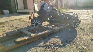 дикий полный привод 4WD для сына багги из гироскутера. Электросамокат 2wd. Buggy 4×4