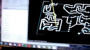 ЧПУ-станок для гравировки и сверления печатных плат.