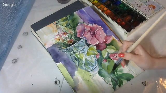 Кристина Ярославская Акварельные цветы 2 часть смотреть онлайн