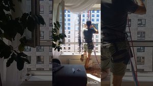 Монтаж кондиционера в корзину ПИК . ЖК " Люблинский парк"