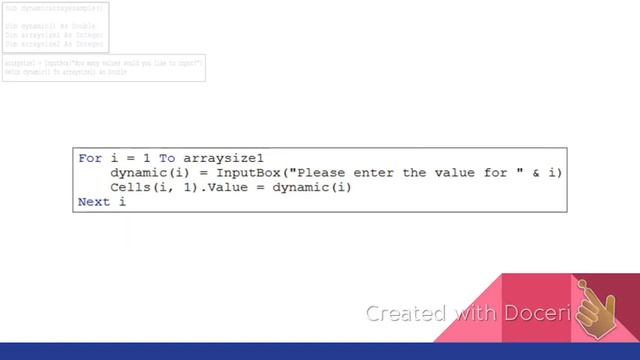 Dynamic Array Tutorial Example смотреть онлайн