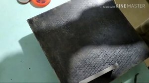 Самодельный валик для нанесения краски при шабрении.