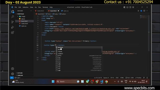 02 August 2023 | Bootstrap Basics: Mastering Web Development: Introduction to Bootstrap | SpecBits